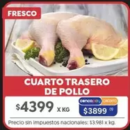 X$ - CUARTO TRASERO DE POLLO