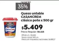 Casancrem - Queso untable cl
uevo sico pote