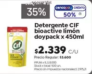 Cif - Detergente bioactive limón