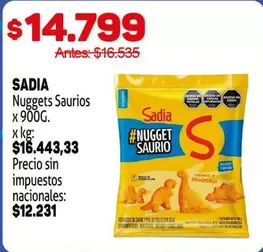 Sadia - Nuggets Saurios