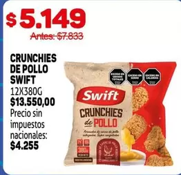 Swift - CRUNCHIES DE POLLO