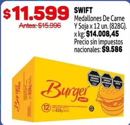 Swift - Medallones De Carne Y Soja