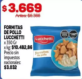 Lucchetti - FORMITAS DE POLLO