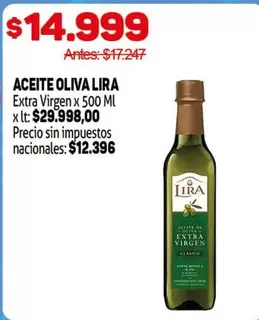 Lira - ACEITE OLIVA LIRA Extra Virgen