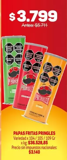 Pringles - PAPAS FRITAS