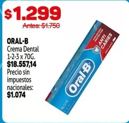 Oral-B - Crema Dental 1-2-3