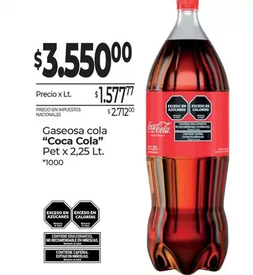 Coca cola - Gaseosa cola