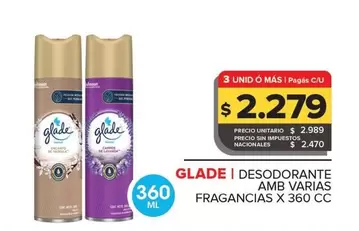 Glade - DESODORANTE AMB