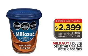 Milkaut - Dulce de leche