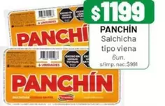 Panchín -  Salchicha tipo viena 6un.