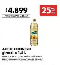 X$ - ACEITE COCINERO girasol