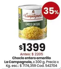 La Campagnola - Choclo entero amarillo