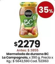 BC - Mermelada de durazno