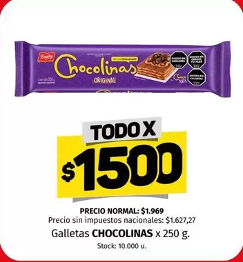 chocolinas - Galletas CHOCOLINAS