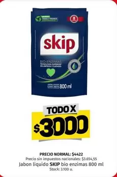 Skip - Jabon liquido bio enzimas