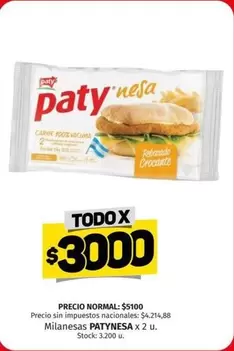 Paty - Milanesas PATYNESA