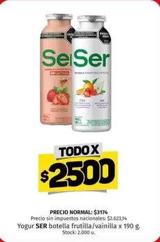 Ser - Yogur SER botella