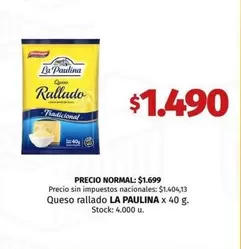 La paulina - Queso Rallado Tradicional