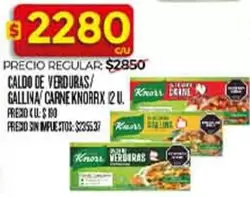 Knorr - CALDO DE VERDURAS/GALLINA/CARNE