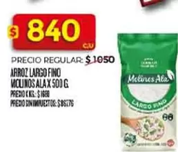 Molinos Ala - ARROZ LARGO FINO