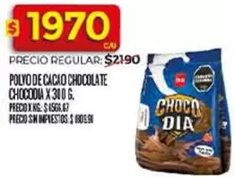 Dia - POLVO DE CACAO CHOCOLATE