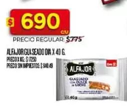 Dia - ALFAJOR GLASSED DIA X 40 G