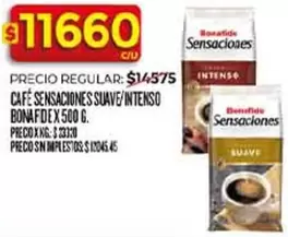 Bonafide - CAFÉ SENSACIONES SUAVE/INTENSO