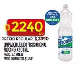Procenex - LIMPIADOR LÍQUIDO PISOS ORIGINAL