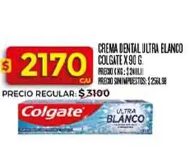 Colgate - CREMA DENTAL ULTRA BLANCO