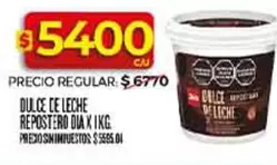 Dia - DULCE DE LECHE REPOSTERO
