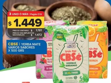 CBSE - Yerba Mate