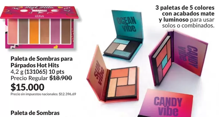 Candy - Paleta de Sombras para Párpados Hot Hits 4.2 g (131065) 10 pts