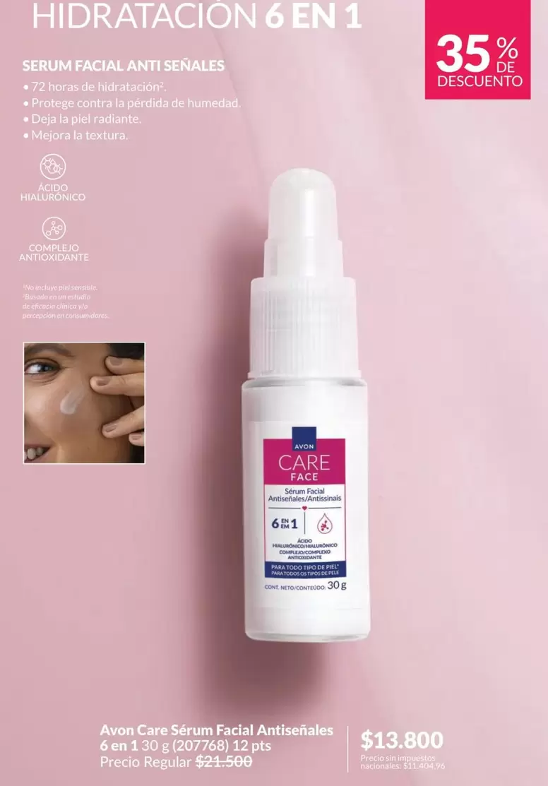 Avon - Serum Facial Antiseñales