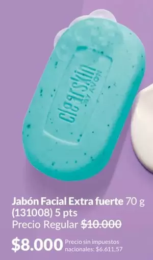 Avon - Jabón Facial Extra fuerte