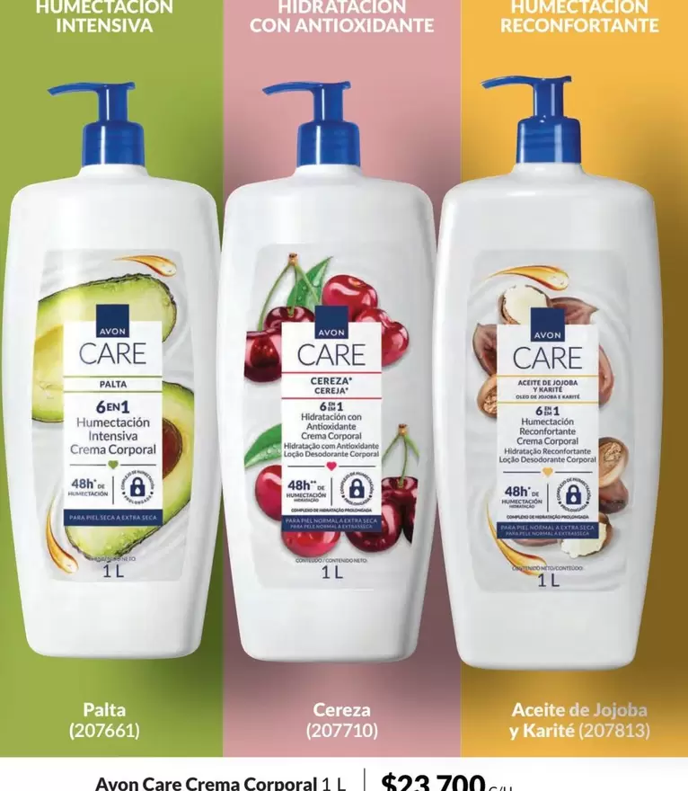 Avon - Care Crema Corporal 1 L