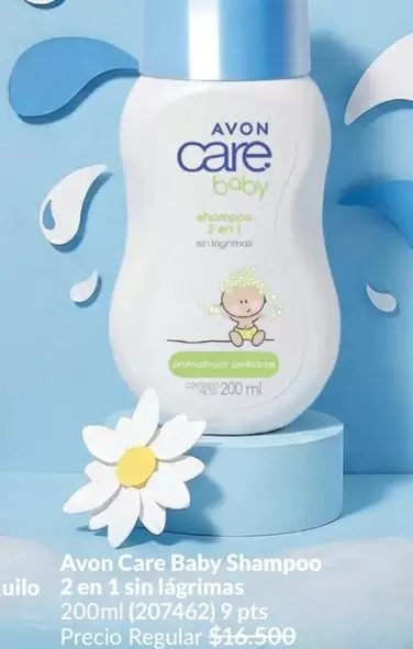 Avon - Care Baby Shampoo 2 en 1 sin lágrimas