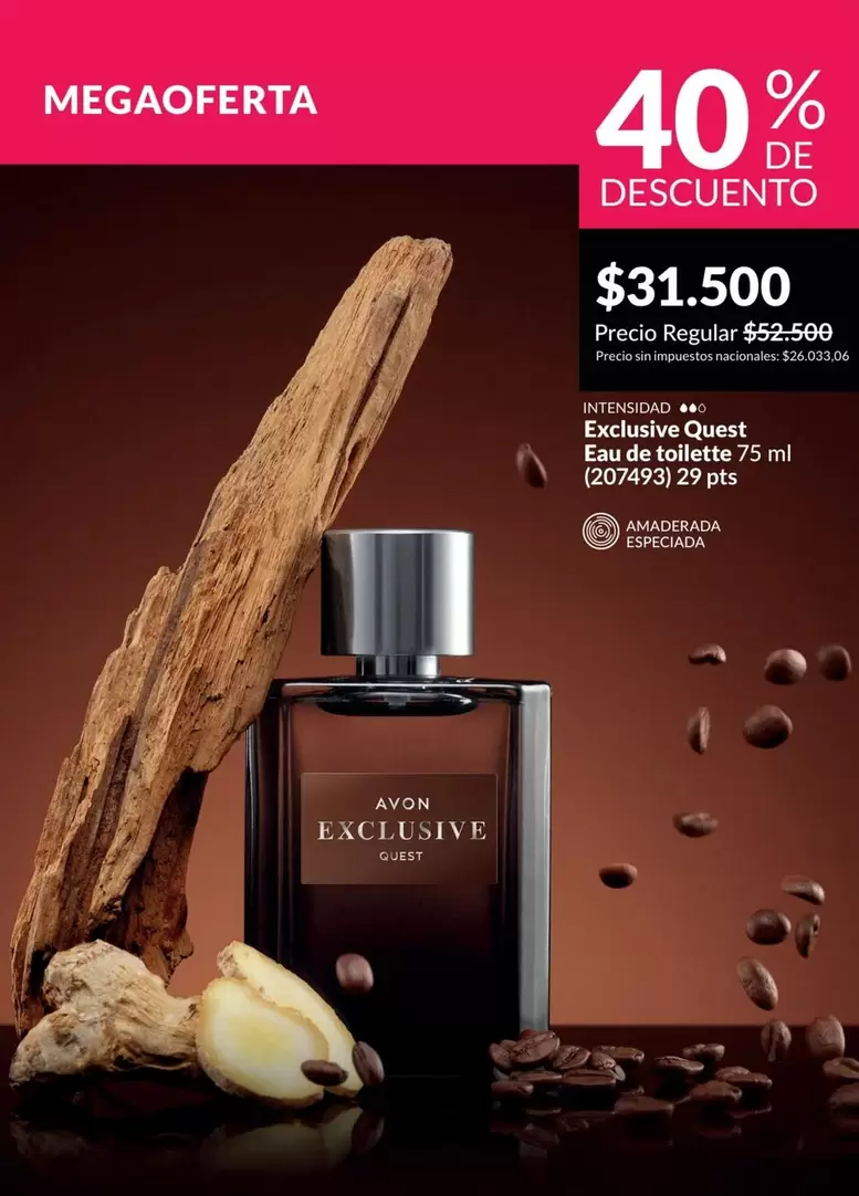 Avon - Exclusive Quest Eau de toilette 75 ml