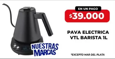Mar del Plata - PAVA ELECTRICA VTL BARISTA 1L