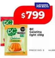BC - Gelatina light x18g