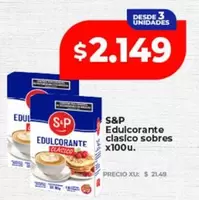 S&P - Edulcorante Clásico sobres