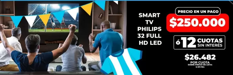 Philips - SMART TV 32 FULL HD LED