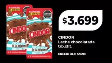 Cindor - Leche chocolatada t/b.xllt.