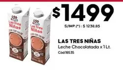 Las Tres Niñas - Leche Chocolatada x 1Lt. Cod:18535
