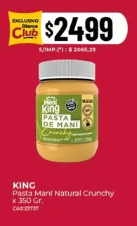 King - Pasta Mani Natural Crunchy