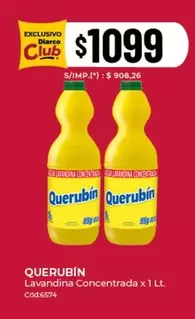 X$ - QUERUBÍN Lavandina Concentrada