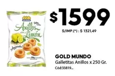 Gold Mundo - Galletitas Anillos