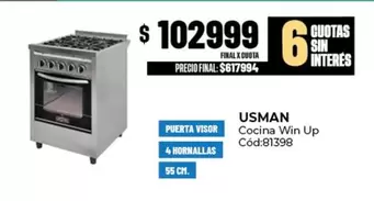X$ - Cocina Win Up Cód:81398