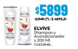 Elvive - Shampoo y Acondicionador x 200 Ml. Cód:24646