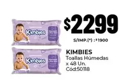 Kimbies - Toallas Húmedas x 48 Un.
