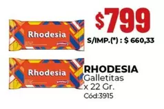 Rhodesia - Galletitas